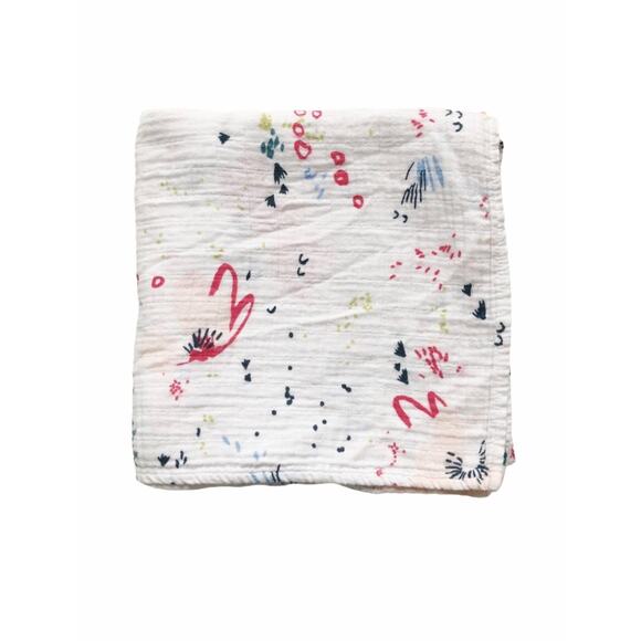 Petite Haven Other - Petite Haven Floral Muslin Swaddle Blanket